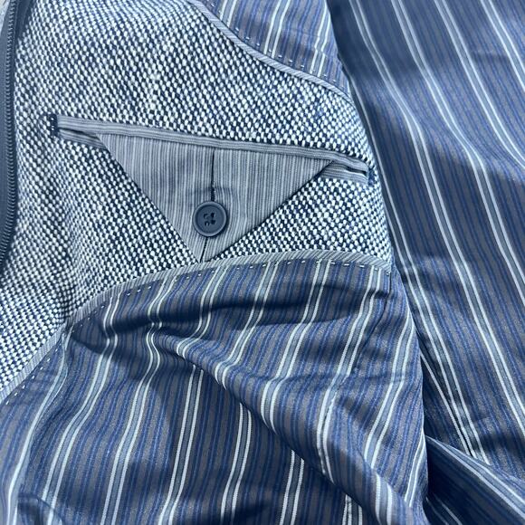 Scotch & Soda Wool Blend Tweed Jacket With Removable Puffer Innervest Size S - Picture 10 of 16